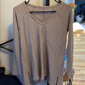 AE grey softspun sweater. Size XS